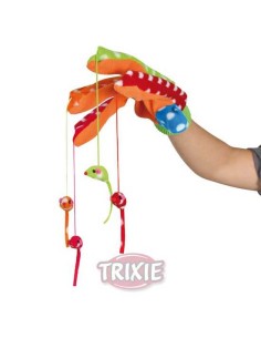 GUANTE JUEGO CON 4 RATONES COLGANTES TRIXIE