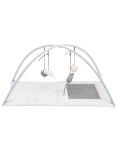 ALFOMBRILLA RASCADOR CON JUGUETES DE CUERDA PARA GATOS...