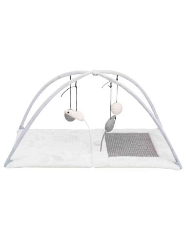 ALFOMBRILLA RASCADOR CON JUGUETES DE CUERDA...