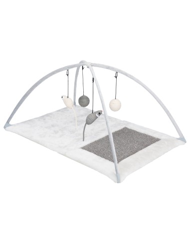 ALFOMBRILLA RASCADOR CON JUGUETES DE CUERDA...