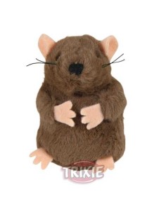 TOPO CON CATNIP Y SONIDO TRIXIE - 8 CM