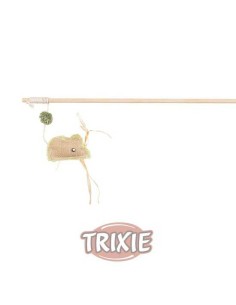 VARITA DE JUEGO CON RATÓN DE YUTE TRIXIE - 24 CM