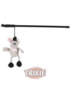 VARITA DE JUEGO RATÓN CON SONIDO TRIXIE - 31 CM