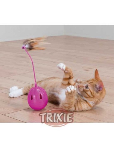 HUEVO POP UP CON PLUMAS DE PLÁSTICO TRIXIE -...