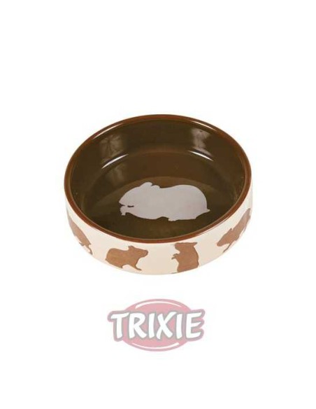 COMEDERO CERÁMICO PARA HÁMSTERS TRIXIE - Ø8 CM / 80 ML