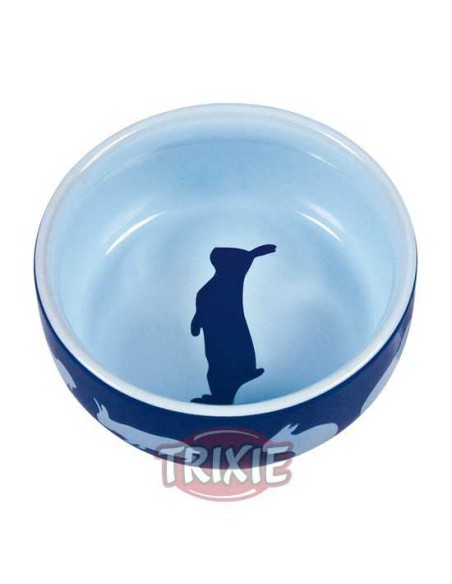 COMEDERO CERÁMICO CONEJOS TRIXIE - Ø11 CM / 250 ML