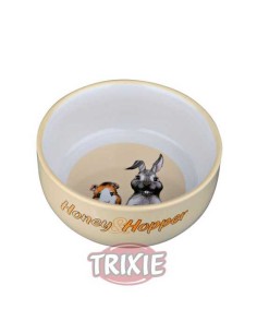 COMEDERO CERÁMICO HONEY & HOPPER TRIXIE - Ø11 CM / 250 ML 2