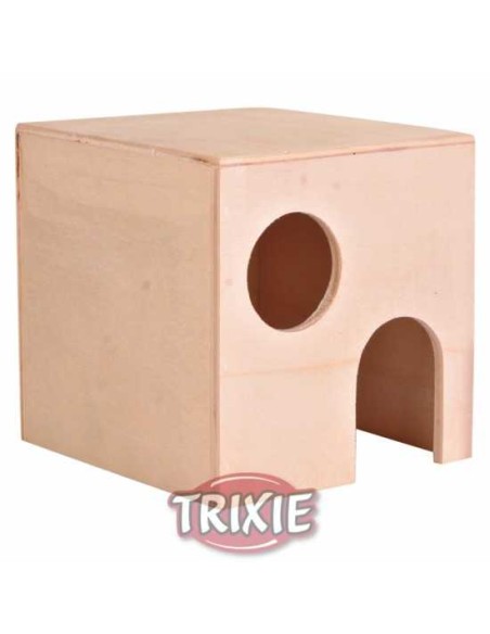 CASITA MADERA TECHO ABATIBLE TRIXIE