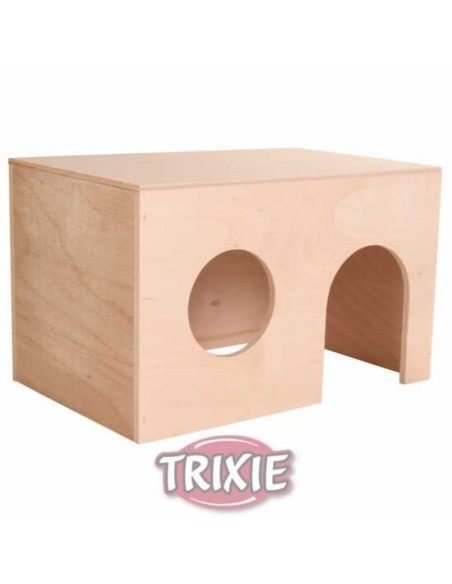 CASITA MADERA TECHO ABATIBLE TRIXIE