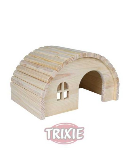 CASITA MADERA PARA ROEDORES TECHO REDONDO TRIXIE