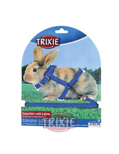 SET ARNÉS Y CORREA ROEDORES CON CORREA TRIXIE