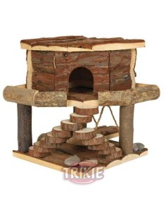 CASITA HÁMSTERS IDA NATURAL LIVING TRIXIE - 19 X 20 X 19 CM