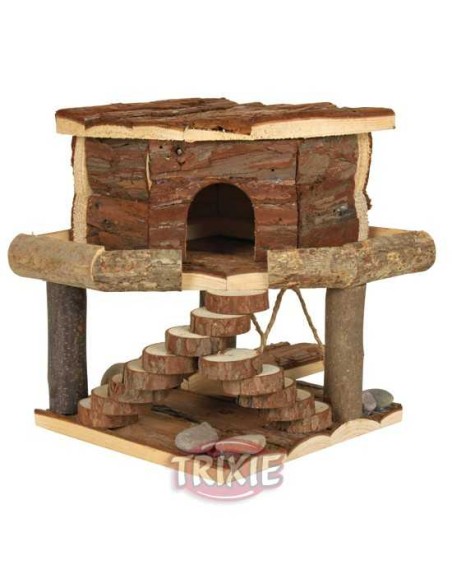 CASITA HÁMSTERS IDA NATURAL LIVING TRIXIE - 19 X 20 X 19 CM