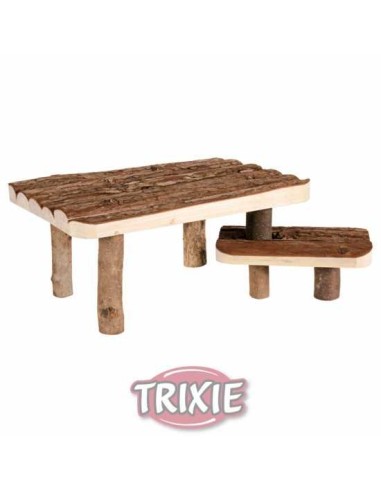 MESA CON BANCO NATURAL LIVING TRIXIE