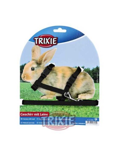 SET ARNÉS Y CORREA CONEJOS LISO TRIXIE