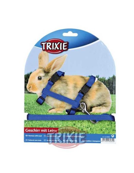SET ARNÉS Y CORREA CONEJOS LISO TRIXIE