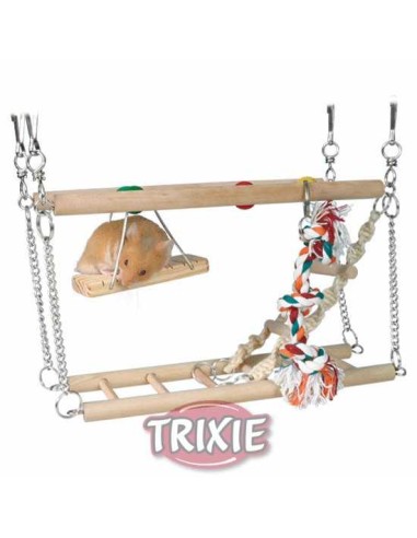 PUENTE COLGANTE ROEDORES TRIXIE - 27 X 16 X 10 CM