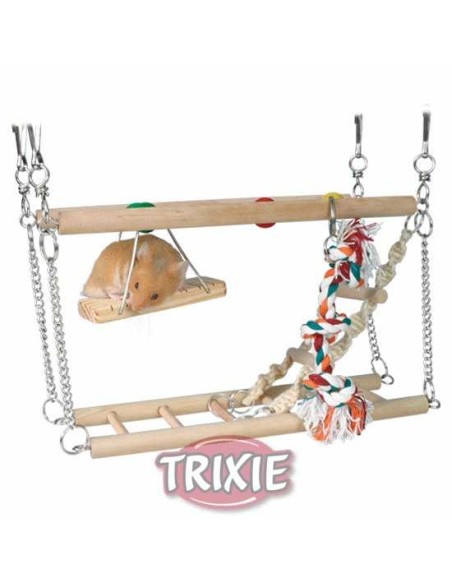 PUENTE COLGANTE ROEDORES TRIXIE - 27 X 16 X 10 CM