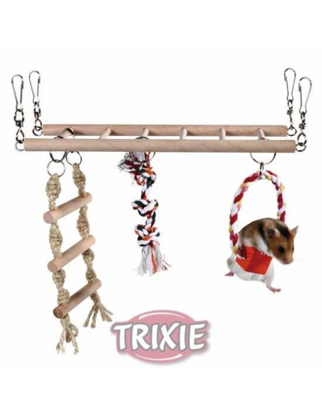 COLUMPIO JUEGOS ESCALADA PARA HÁMSTERS TRIXIE - 29 X 25 X 9 CM