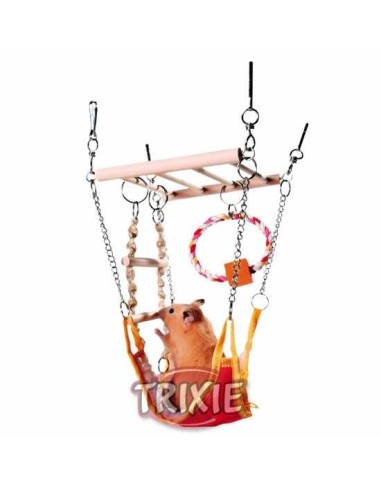 PUENTE COLGANTE CON HAMACA TRIXIE - 17 X 22 X...