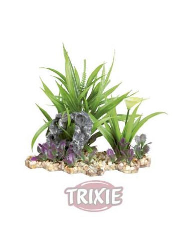 PLANTAS PLÁSTICO CON BASE GRAVA II TRIXIE - 18 CM