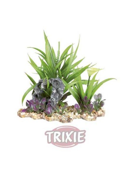 PLANTAS PLÁSTICO CON BASE GRAVA II TRIXIE - 18 CM
