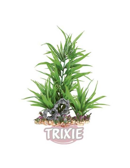 PLANTAS PLÁSTICO CON BASE GRAVA III TRIXIE - 18 CM