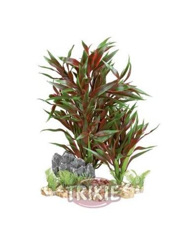 PLANTAS PLÁSTICO CON BASE GRAVA IV TRIXIE - 18 CM