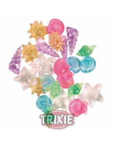 CONCHAS MOLUSCOS CRISTAL MULTICOLOR (24 UNIDADES) TRIXIE