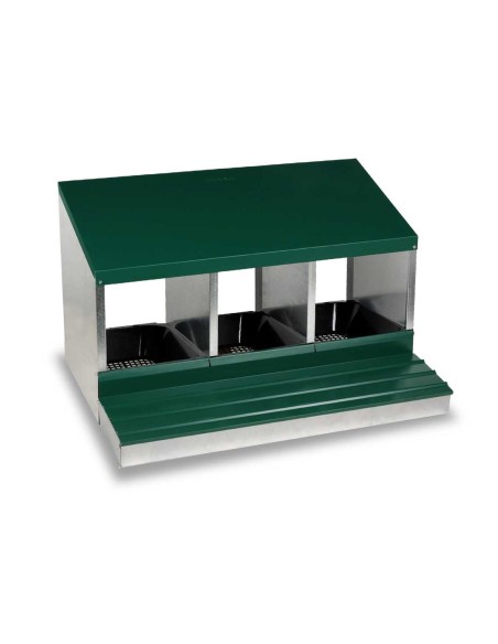 PONEDERO PARA GALLINAS 3 DEPARTAMENTOS GAUN