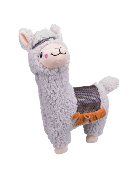 JUGUETE PELUCHE ALPACA DE FELPA TRIXIE - 31 CM