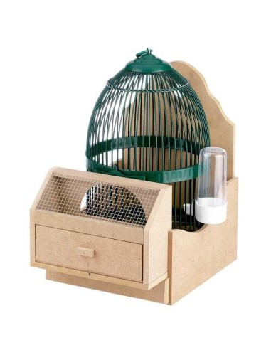 JAULA PERDICES DE RECLAMO CON REPISA COPELE