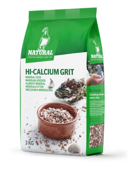 GRIT HI CALCIUM PARA PALOMAS NATURAL