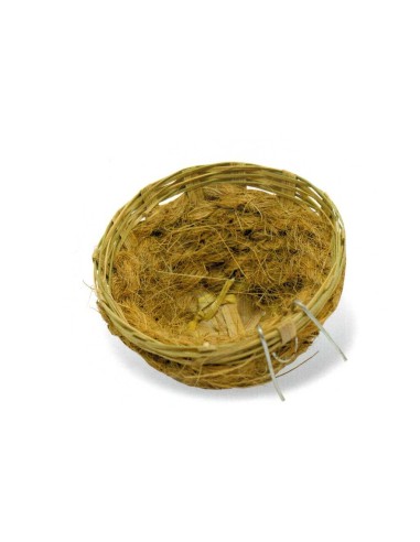 NIDO DE CAÑA Y COCO PARA CANARIOS LISA