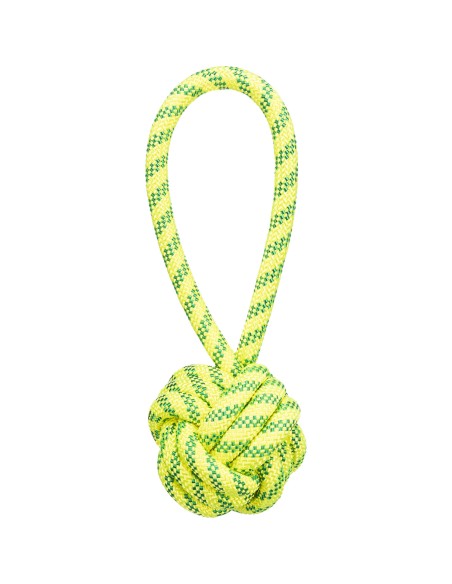 AQUA TOY CUERDA JUEGO CON PELOTA TEJIDA TRIXIE - Ø7 X 21 CM