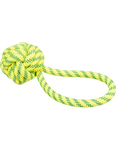 AQUA TOY CUERDA JUEGO CON PELOTA TEJIDA TRIXIE - Ø7 X 21 CM