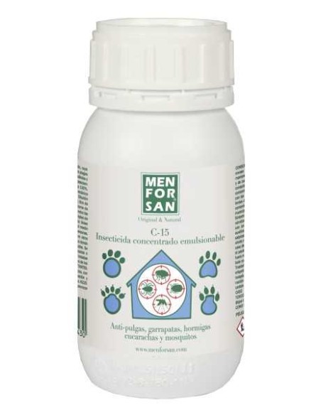 INSECTICIDA CONCENTRADO EMULSIONABLE C 15 MENFORSAN - 250 ML