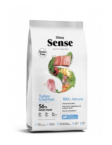 PIENSO PUPPY SALMON & PAVO DIBAQ SENSE