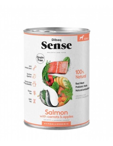 ADULT SALMON HUMEDO DIBAQ SENSE - 380 GR