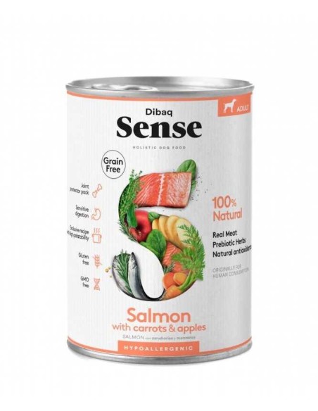 ADULT SALMON HUMEDO DIBAQ SENSE - 380 GR