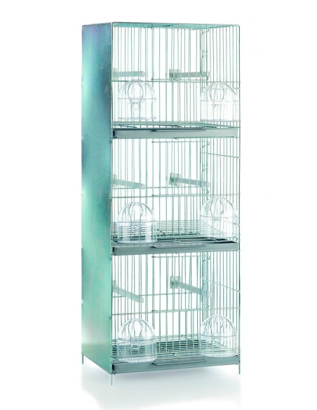 JAULA 3 DEPARTAMENTOS ZINCADA RSL