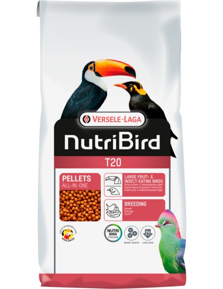 NUTRIBIRD TUCANES T20 VERSELE LAGA - 10 KG