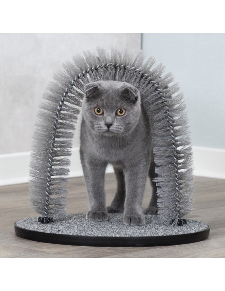 ARCO MASAJE Y CUIDADO PELAJE PARA GATOS TRIXIE - 36 X 33 CM