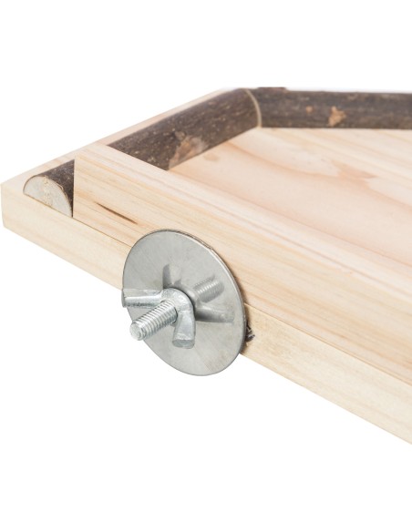 ÁREA ESQUINERA PARA POSARSE PARA PÁJAROS TRIXIE - 19 X 19 CM