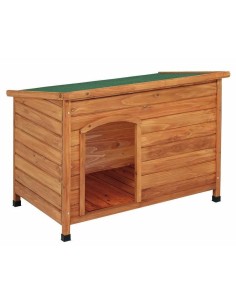 CASETA MADERA PARA PERRO TECHO PLANO COPELE