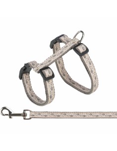 ARNÉS PARA GATOS CON CORREA ESTAMPADO BEIGE TRIXIE - 27 -...
