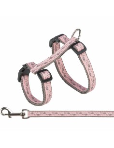 ARNÉS PARA GATOS CON CORREA ESTAMPADO ROSA TRIXIE - 27 -...