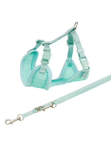 ARNÉS SUAVE CON CORREA PARA CACHORROS MENTA TRIXIE - 26 - 34 CM