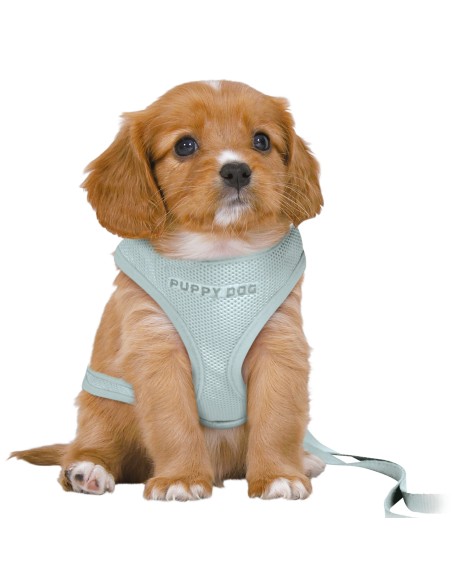 ARNÉS SUAVE CON CORREA PARA CACHORROS MENTA TRIXIE - 26 - 34 CM