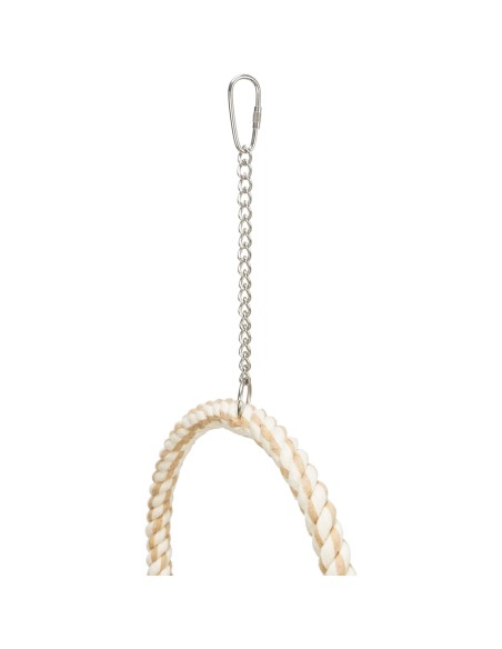 JUGUETE DE ARO CON CUERDA PARA PAJAROS TRIXIE - Ø16 CM